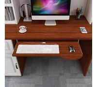 Ergonomic Teak Sliding Keyboard Tray, 60cm - Optimal Workspace nization & Comfort, Keyboard & Mouse Support for Enhanced Productivity and Space Efficiency.
