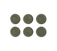 Ergonomic Thumb Grips for Steam Deck 6pcs Soft Touch(green)