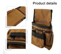 Ergonomic Tool Vest with Detachable Pouches and Breathable Mesh Lining for All Day Comfort (A)