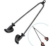 Ergonomic Tricep Rope Pull Down Attachment, Upgraded Long Triceps Rope Cable Attachments for Gym, LAT Pull Down Bar for Cable Machine, Tricep LAT Pulldown Workout Cable Attachments (Hand ROPE-06)