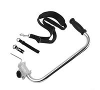 Ergonomic Trimmer Grip, Aluminum Alloy String Trimmers Handle Multifunctional Eater Handle Extension Lawn Trimmer Handle Gripper for Lawn Care Yard Trimming Edging Landscaping