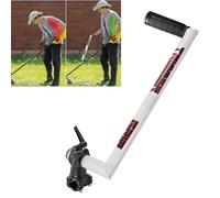 Ergonomic Trimmer Grip String Trimmer Handle with Trimmer Shoulder Harness Eater Handle Extension for Trimming Weedeater Handle Grip for String Trimmer Sod and Landscaping (White, One Size)