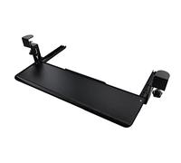 Ergonomic Under-Desk Keyboard Tray Adjustable Slide-Out Keyboard Drawer Space-Saving Desk Extension Schwarz/Weiße 52/65 cm Easy Clamp Design for Home Office