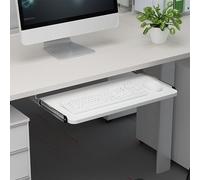 Ergonomic Under Desk Keyboard Tray, Slide-Out Computer Drawer with Silent Ra, Perfect for Home Office Workstations - Space-Saving & Comfortable Design