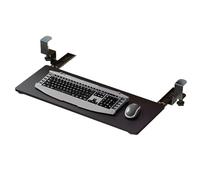 Ergonomic Under-Desk Keyboard Tray with Adjustable Pull-Out Drawer & Mouse Pad - Home Office Desk Extension Space-Saving Design Sizes 52/65/75 x 25 cm for Ultimate Comfort