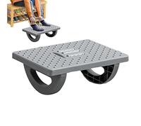 Ergonomic Under Desk Step Stool Massage Rollers Massage Rollers Strong Load Capacity Massage Grains Non-Slip Footrest for Office Home Kids Adults