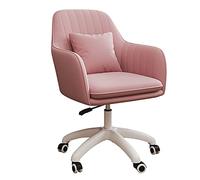 Ergonomic Velvet Gaming and Office Chair Height Adjustable Tufted Desk Chair Soft Upholstered Armchair Comfortable Swivel Task Chair for Home and Office