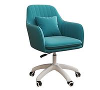 Ergonomic Velvet Gaming Chair Adjustable Height Quilted Design Soft Padded Swivel Office Chair for Home & Desk Comfortable Work Chair for Long Hours