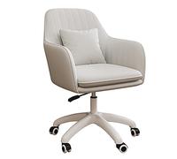 Ergonomic Velvet Gaming Chair Adjustable Height Soft & Comfortable Home Office Computer Chair Quilted Upholstery Swivel Vanity Chair for Ultimate Comfort