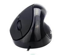 Ergonomic Vertical Mouse,USB Vertical Wired Mouse with Wired Ergonomic Vertical Mouse with 3 DPI Modes and 6 Buttons for Laptop, PC, and Desktop Computers (Black)