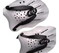Ergonomic Water Sport Palm Paddles Permanent Silicone Construction for Strengthened Swimming Execution Not Slip Swim Training Hand Flippers