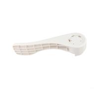 Ergonomic White Foot Pedal for RV Toilet 30.5x7cm | Direct flush system, efficient waste disposal, sanitary design, fits standard for rv toilets, white finish