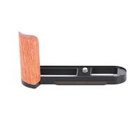 Ergonomic Wood Camera Hand Grip Handle Enhances Comfort and Secure Hold Compatible Tripod Mount Protective Base Hand Grip Wood Metal Handle