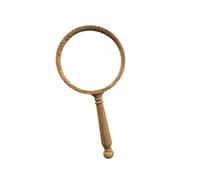 Ergonomic Wooden Handle Magnifier Aspheric Lens Large Power for Senior Detailed Inspection Books Newspapers Not Fatigue Glass