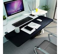 Ergonomic Wooden Keyboard Tray 7 Colors Desk Extender Armrest Shelf with Metal Foldable K Bracket Reduces Fatigue Space Saving Ideal for Small Spaces