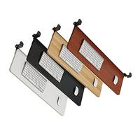 Ergonomic Wooden Keyboard Tray with Push-Pull System & 36cm Sliding Rails, Under-Desk Keyboard Drawer, Desk Extender for Comfortable Typing Experience