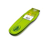 Ergonomical Insoles for Safety Boots for Men and Women, odeur Resistant, Extra Shock Absorbing with Heel Cushion, Anti Microbial Treatment, for More Comfort, UK 6.5 Green