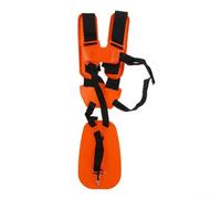 Ergonomically Designed Adjustable Strap for Sidemount For lawn Mower and Brush Cutter Use (Orange)