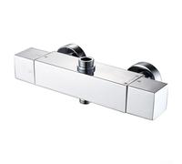Ergonomically Designed Chrome Shower Mixer with Safe Lock and Easy Installation (Silver)
