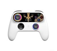 Ergonomically designed wireless controller for Nintendo Switch with customizable sensitivity settings and macros (Black and White)