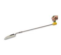 Ergonomically Long Handled Garden Trowel - Reduces Wrist Stress - Gardening Aid