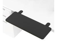 Ergonomics Desk Extender Tray, Table Mount Arm Wrist Rest Shelf 90° Foldable Elbow Arm Support Punch-Free Clamp on Computer Arm Rest Keyboard Drawer Tray for Home Office (55x24cm)