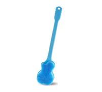 Ergonomics Silicone Back Scrubber for Shower Wall Mount Bath Brush Body Exfoliator for Skin Exfoliating Bath Massage Bristles Easy to Lather(Blu)