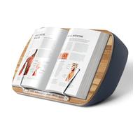 ERGONOV Lap Beanbag Book Stand for Hands Free Reading Comfortable Reading Pillow Stand Minimize Neck Strain Perfect Idea for Book Lovers in Dorm Room or Anywhere Else with Bookseat(Gray)