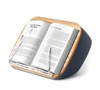 ERGONOV Lap Book Stand for Hands Free Reading Comfortable Reading Pillow Stand Minimize Neck Strain Perfect Idea for Book Lovers in Dorm Room or Anywhere Else with Bookseat(Gray)