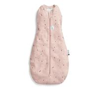 Organic All Year Cocoon Swaddle Sleeping Bag - 1 TOG Daisy ergoPouch Light Pink 0-3 m