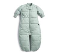 ergoPouch 100% GOTS Winter Long Sleeved 2 in 1 Sleeping Suit Bag - 3.5 TOG Sage in Light Green | Size: 8-24 m ergoPouch Light Green 8-24 m