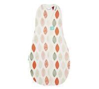 ergoPouch Cocoon Swaddle Sack 0.2 TOG - Baby Sleep Sack, Gentle Snug Fit Helps Calm Startle Reflex, Ideal for Arms In/Out Sleeping, Soft Breathable Fabric for Better Sleep (Blush Leaf, 6-12 Months)