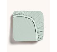 Ergopouch Fitted Sheet TOG: 0.2 GOTS certified organic cotton Bassinette, Sage