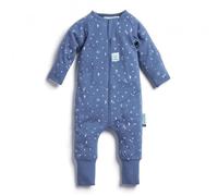 ergoPouch Long Sleeve Romper 0.2 TOG - Slim-Fit Baby Pajamas & Sleep Layer with Front Zip, Breathable & Durable for Safe Sleep, Made for Layering Under Swaddles or Sleep Sacks (2 Year, Night Sky)