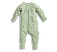 ergoPouch Long Sleeve Romper 1.0 TOG - Slim-Fit Baby Pajamas & Sleep Layer with Front Zip, Breathable & Durable for Safe Sleep, Made for Layering Under Swaddles or Sleep Sacks (6-12 Months, Willow)