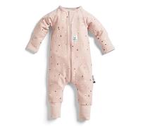 ergoPouch Long Sleeve Romper 1.0 TOG - Slim-Fit Baby Pajamas & Sleep Layer with Front Zip, Breathable & Durable for Safe Sleep, Made for Layering Under Swaddles or Sleep Sacks (1 Year, Daisies)