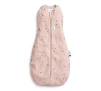 ergoPouch Organic All Year Cocoon Swaddle Sleeping Bag - 1 TOG Daisy in Light Pink | Size: 3-6 m ergoPouch Light Pink 3-6 m
