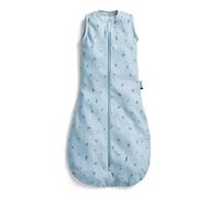 ergoPouch Organic All Year Jersey Sleeping Bag - 1 TOG Dragonflies in Light Blue | Size: 3-12 m ergoPouch Light Blue 3-12 m