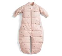 Organic Winter Long Sleeved 2 in 1 Sleeping Suit Bag - 3.5 TOG Daisy ergoPouch Light Pink 8-24 m
