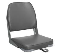 ERGOSEAT Low Back Boat Seat Fold-Down Fishing Boat Seat, 1 Pack, Red