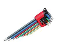 Ergostar Colour Hex Ball End L-key Set, 9 Piece Wiha Multi One Size