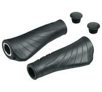 ergotec AKS-07/2 61634001 Handlebar Ends Kraton-Gel 135/135 mm Black