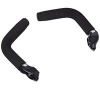 ergotec Evo-Touring 50011001 Bar Ends with Soft Grip Covering Made of Aluminium AL6061-T6 Large Black