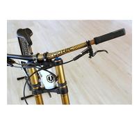 Ergotec Low Riser 15 Mm Handlebar 31.8 mm Black / Gold