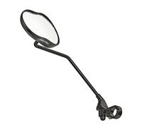 Ergotec M-99l 22.2 Mm Left Rearview Mirror Silver One Size Black