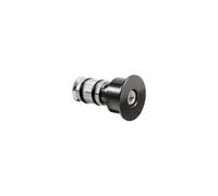 Ergotec rearview mirror adapter 15.3-19mm M-77 M-88 M-99 black aluminum handleba
