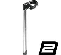 ergotec Unisex - Adult Cat2 Stem, Black, Diameter 25.4 mm