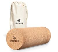 Ergotopia Cork Fascia Roller - Natural, Eco-Friendly Material, Hard, 10 cm Diameter, 30 cm Height, 750 g, Tension Relief Muscle Roller