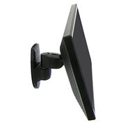 Ergotron 200 Series Wall Mount Pivot - Mounting kit (wall plate, pivot) for Monitor - black - screen size: up to 24" - wall-mountable