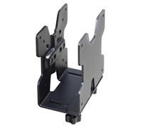 Ergotron 80-107-200. Type: Desk-mounted CPU holder Maximum weight capacity: 2.7 kg Product colour: Black. Weight: 700 g Package dimensions (WxDxH): 180 x 110 x 150 mm Package weight: 900 g